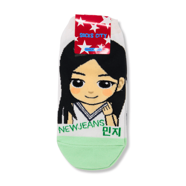 COSMETIC WORLD_New Jeans Character Ankle Socks_Cosmetic World